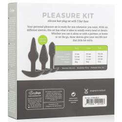 EasyToys Anal Collection Kit de 3 plugs Pleasure Noirs